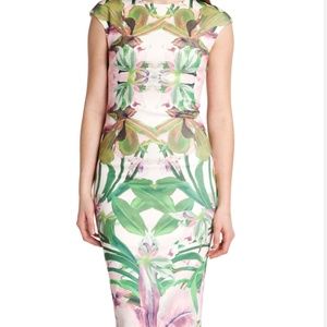 Nordstrom's TED BAKER Safiya Jungle Orchid Print Cocktail Dress